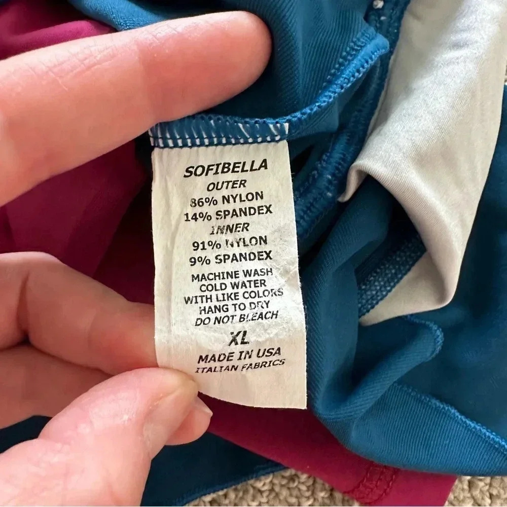 Sofibella Flavor‎ Of Wine 13" Pleated Tennis Skirt Size XL - Picture 5 of 9